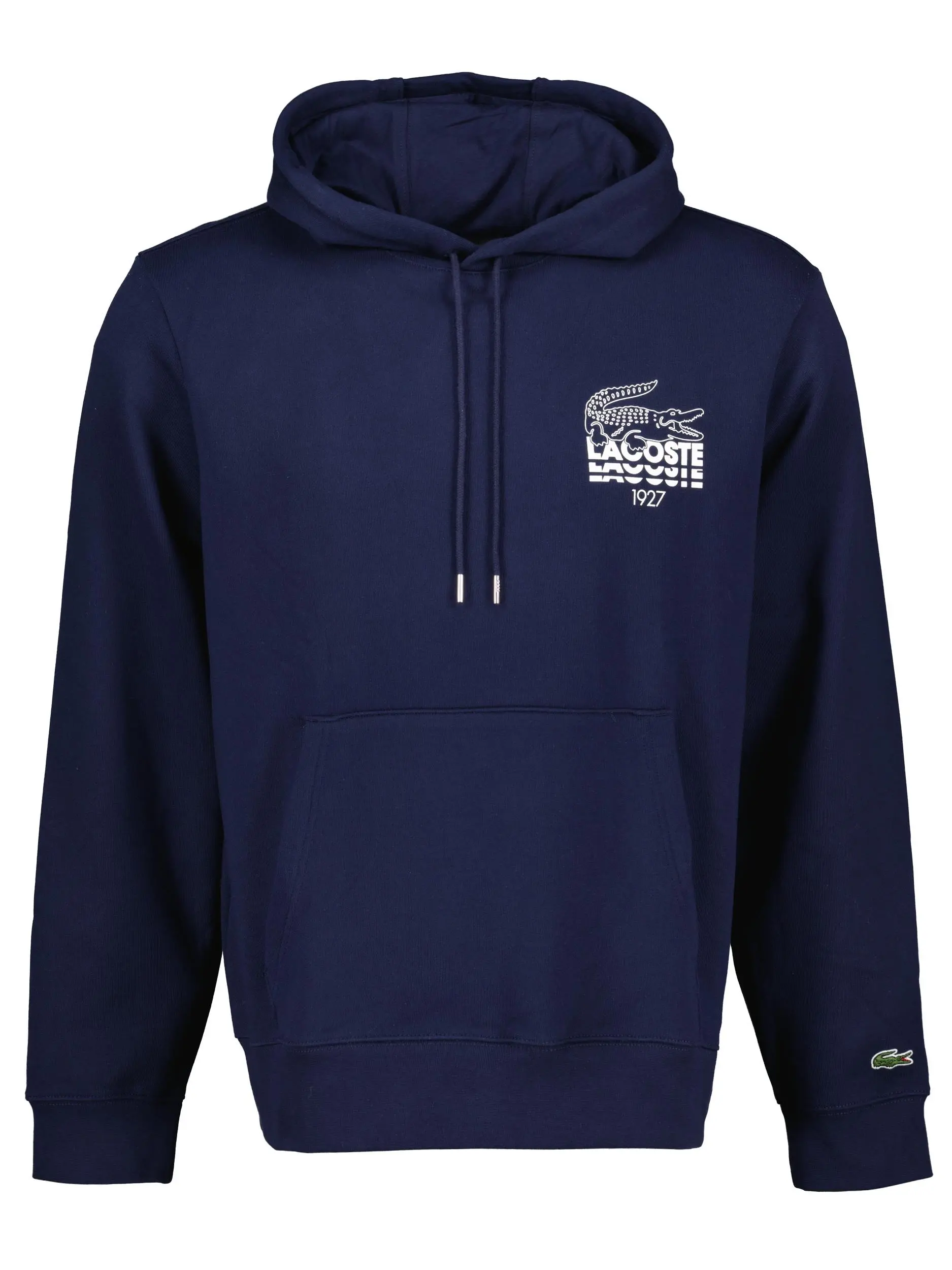 Lacoste big hot sale logo hoodie